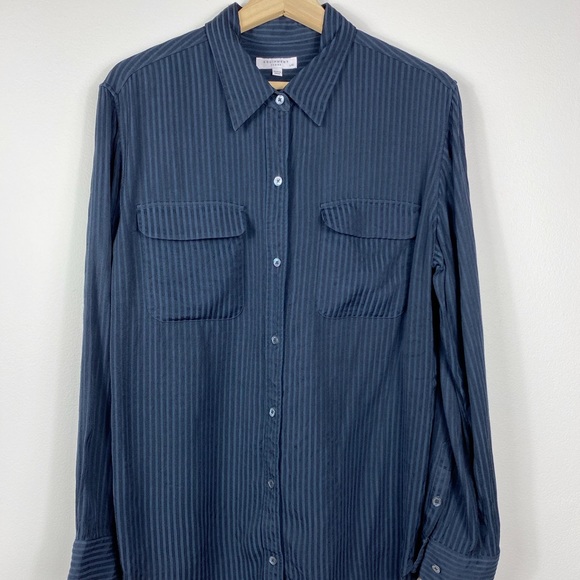 Equipment Signature Stripe Button Down Shirt - Picture 3 of 16